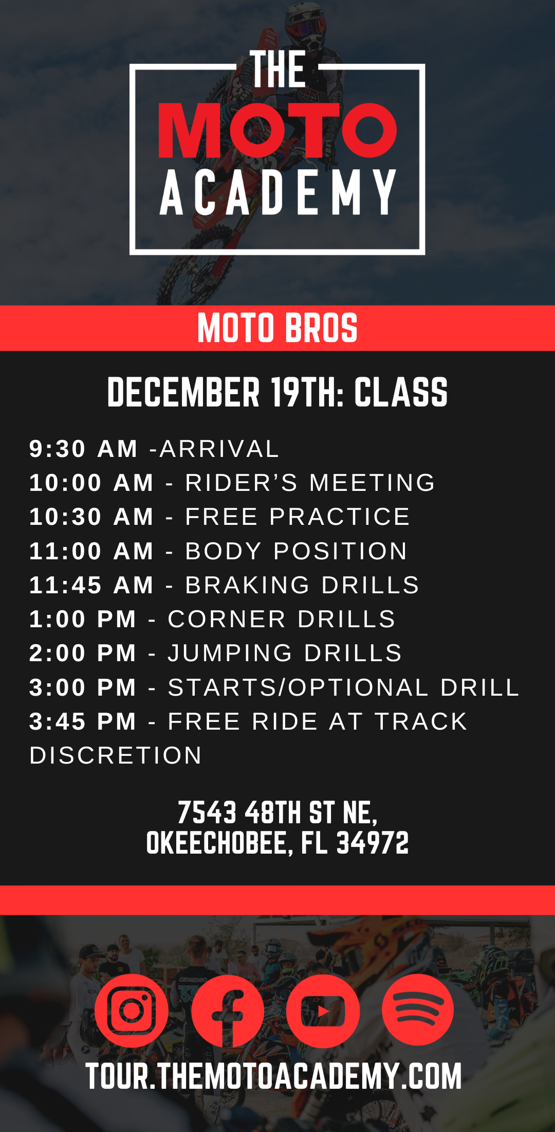 Florida Class Bundle | December 18th + 19th | Tampa MX + MotoBros